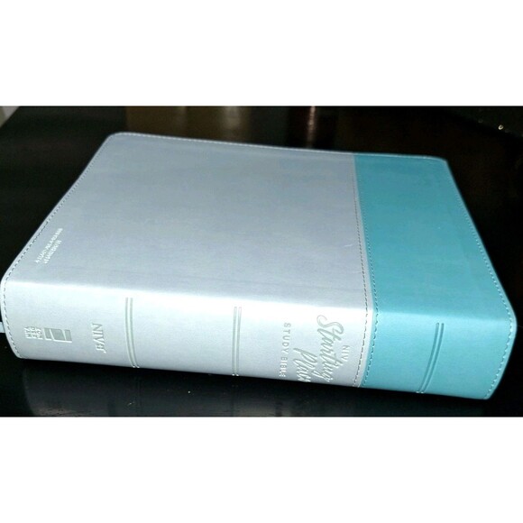 NIV, Starting Place Study Bible (An Introductory Study Bible), Leathersoft, Teal - Picture 10 of 14
